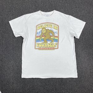 DOM Bigfoot Believe In Yourself Even If Nobody Does T Shirt Men Size Large